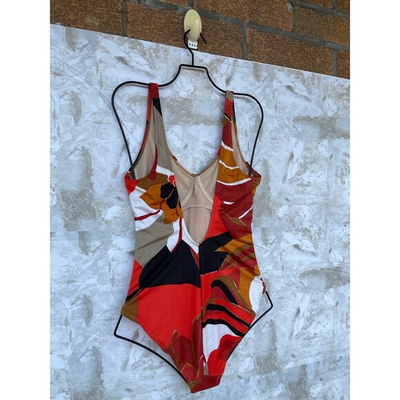 Anna club by La Perla abstract swimsuit size 48/12 - Picture 6 of 7